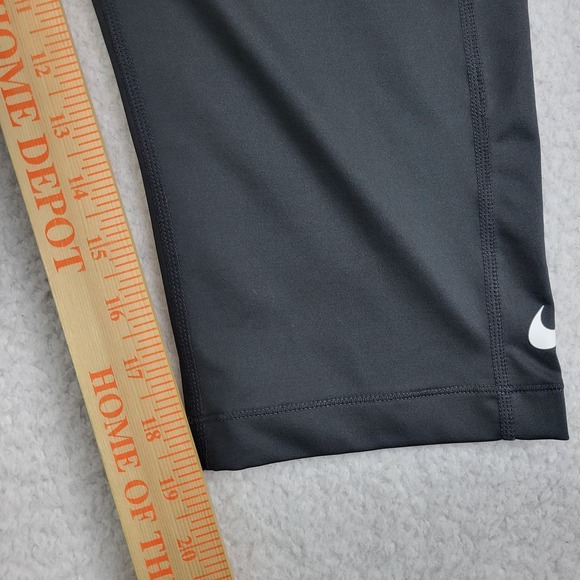 Nike Pro Dri-FIT Compression Pants Womens XL Black 3/4 Capris 589366-010 - Picture 3 of 8